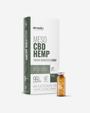 Dermedics Skincare Meso CBD HEMP (Pro) – ampoule close-up, dermo cosmetics mesotherapy ampoule concentrate, professional salon use