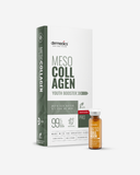 Meso COLLAGEN – plano aproximado da ampola, concentrado em ampola de mesoterapia Dermedics, uso profissional em salão